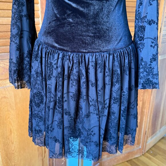 Gothic Victorian EGL Lolita Dark Fairycore Princess of Darkness Dress - Picture 13 of 13